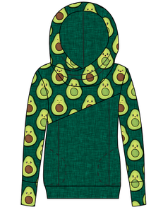 Adorable Avocados Ladies Hoodie