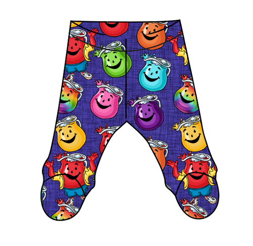 Oh Yeah Newborn Footed Pants
