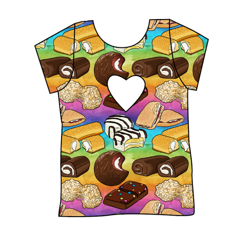 Snack Cakes Cambria Heart Back Tee