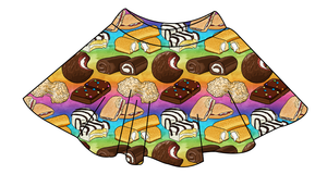 Snack Cakes Ladies' Circle Skirt