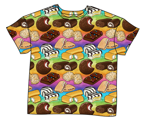 Snack Cakes Ladies' Oversized Tee