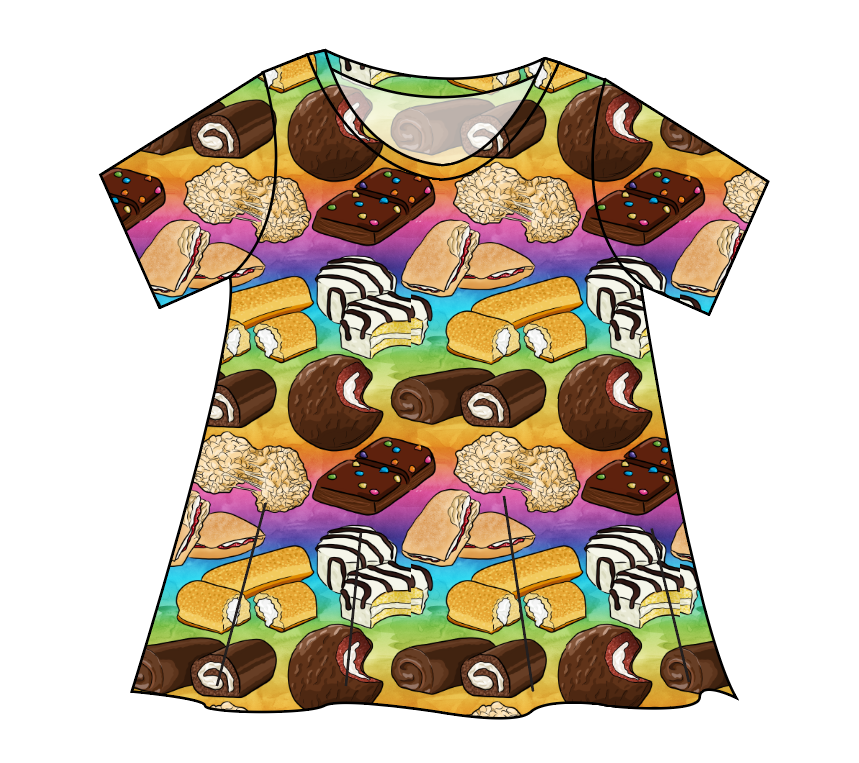 Snack Cakes Ladies' Swing Tee