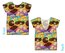 Load image into Gallery viewer, Snack Cakes Low Back Ballerina Tee