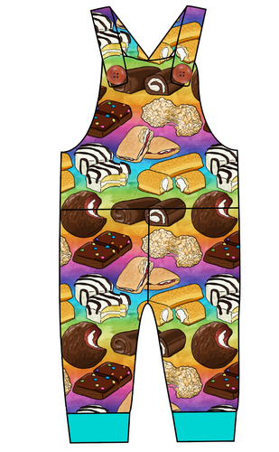 Snack Cakes Overalls and Shortalls