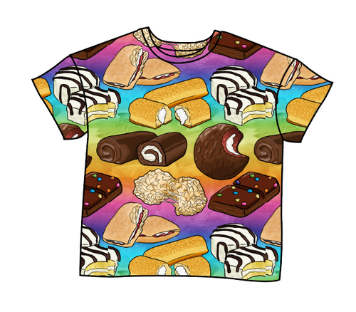 Snack Cakes Oversized Tee