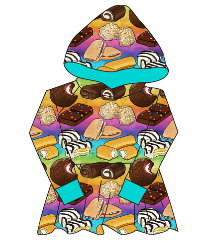 Snack Cakes Peplum Hoodie (or Crewneck)