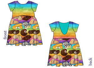 Snack Cakes Low Back Dress