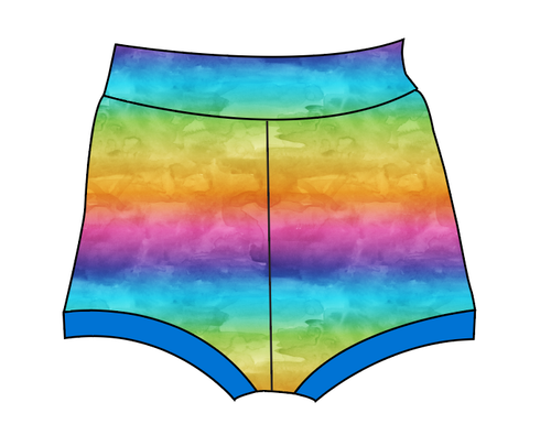 Neon Watercolour Bummies