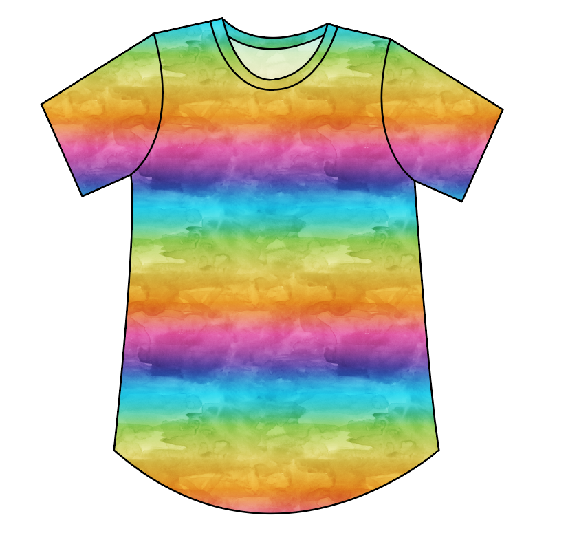 Neon Watercolour Ladies' Relaxed Tee