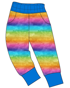Neon Watercolour Mens' Joggers and Jogger Shorts
