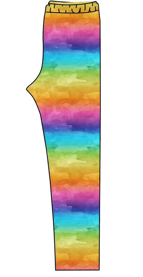 Neon Watercolour Ladies' Lounge Leggings