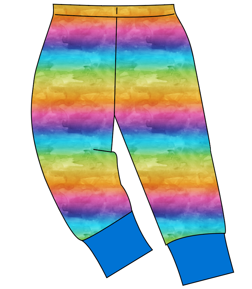 Neon Watercolour Ladies' Lounge Pants