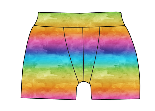 Neon Watercolour Mens' Boxer Briefs