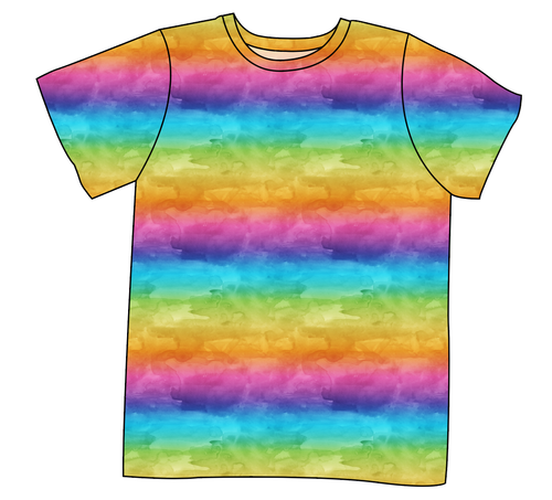 Neon Watercolour Mens' Tee