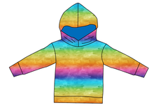 Load image into Gallery viewer, Neon Watercolour Oversized Hoodie