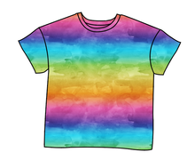 Load image into Gallery viewer, Neon Watercolour Oversized Tee