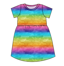 Load image into Gallery viewer, Neon Watercolour Play Dress
