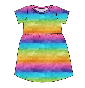 Neon Watercolour Play Dress