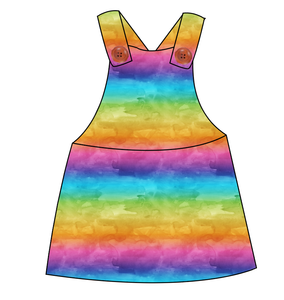 Neon Watercolour Skirt-Alls