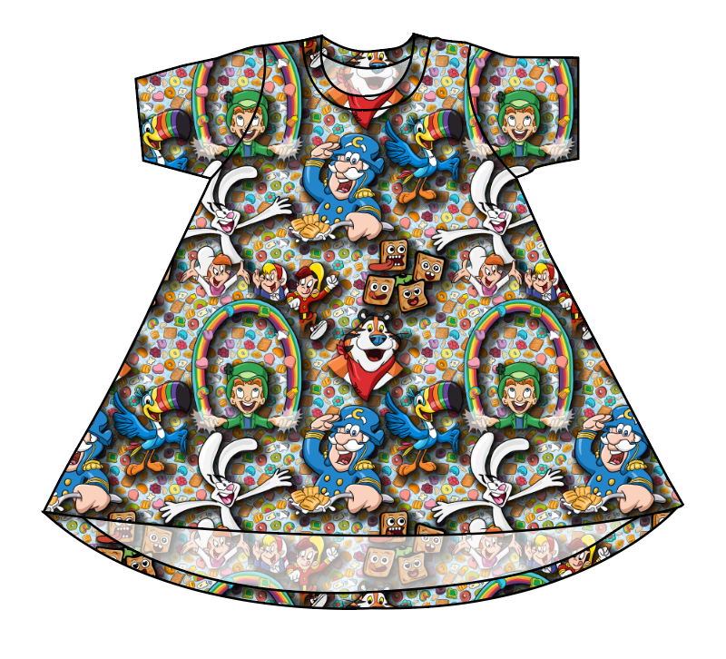 Cereal Pals Basic T-Shirt Dress