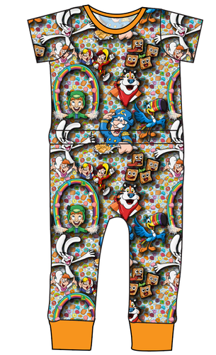 Cereal Pals Bennett Pants and Shorts Length T-Shirt Romper
