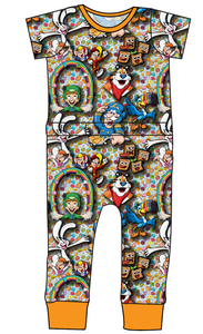 Cereal Pals Bennett Pants and Shorts Length T-Shirt Romper