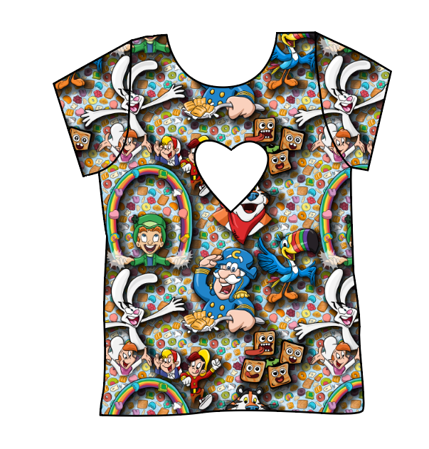 Cereal Pals Cambria Heart Back Tee