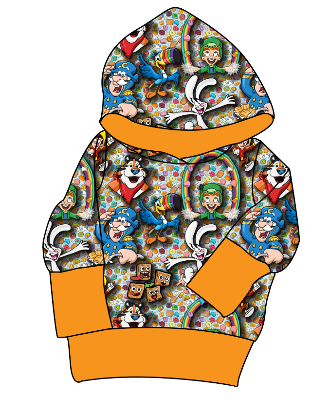 Cereal Pals Grow With Me Hoodie (or Crewneck)