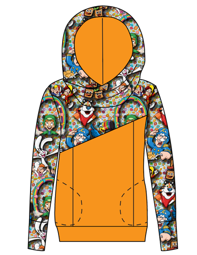 Cereal Pals Ladies Hoodie