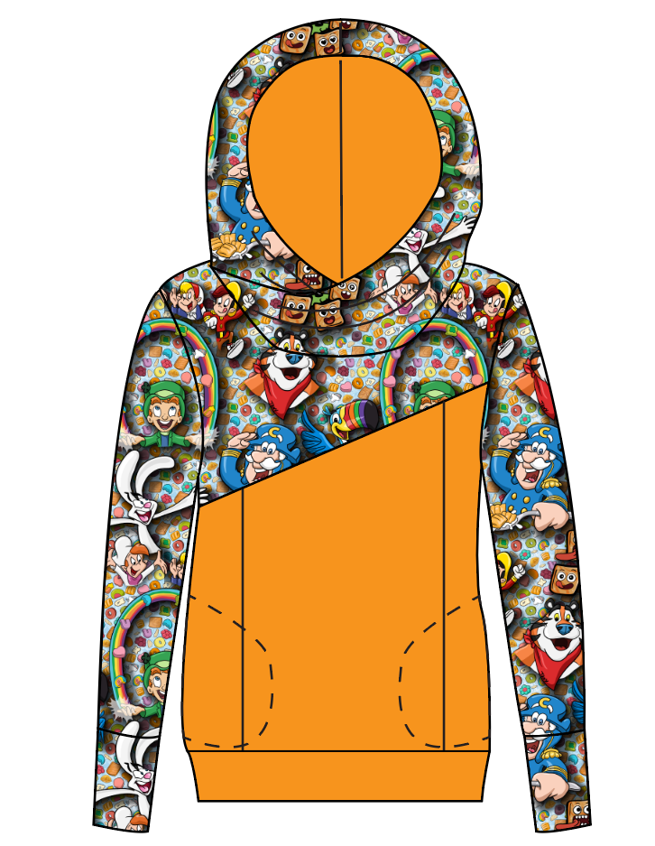 Cereal Pals Ladies Hoodie