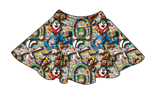Cereal Pals Ladies' Circle Skirt