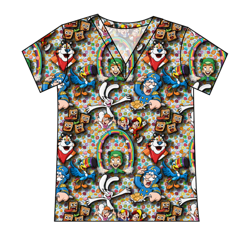 Cereal Pals Ladies' Slouchy V-Neck Tee