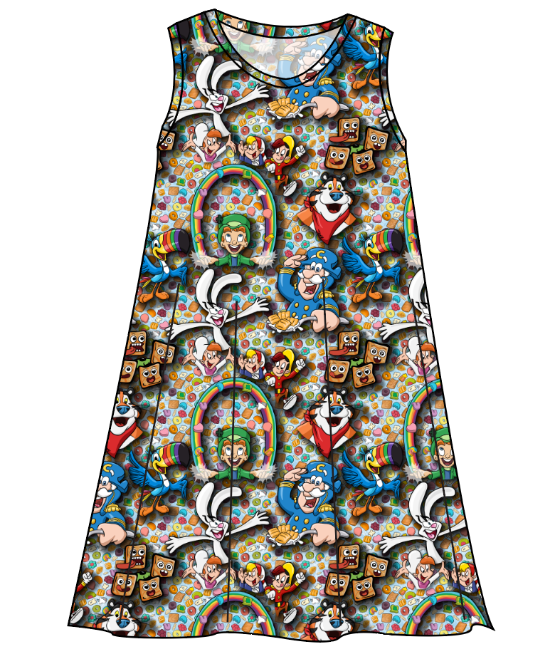 Cereal Pals Ladies' Swing Dress