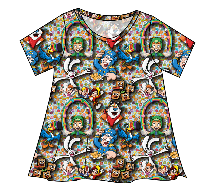 Cereal Pals Ladies' Swing Tee