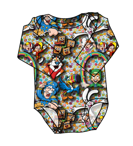 Cereal Pals Lap Neck Bodysuit