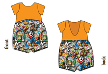 Load image into Gallery viewer, Cereal Pals Low Back Romper and Bubble Romper