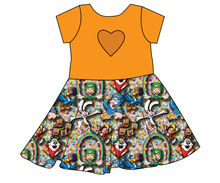 Load image into Gallery viewer, Cereal Pals Molly Heart Back Twirly Dress