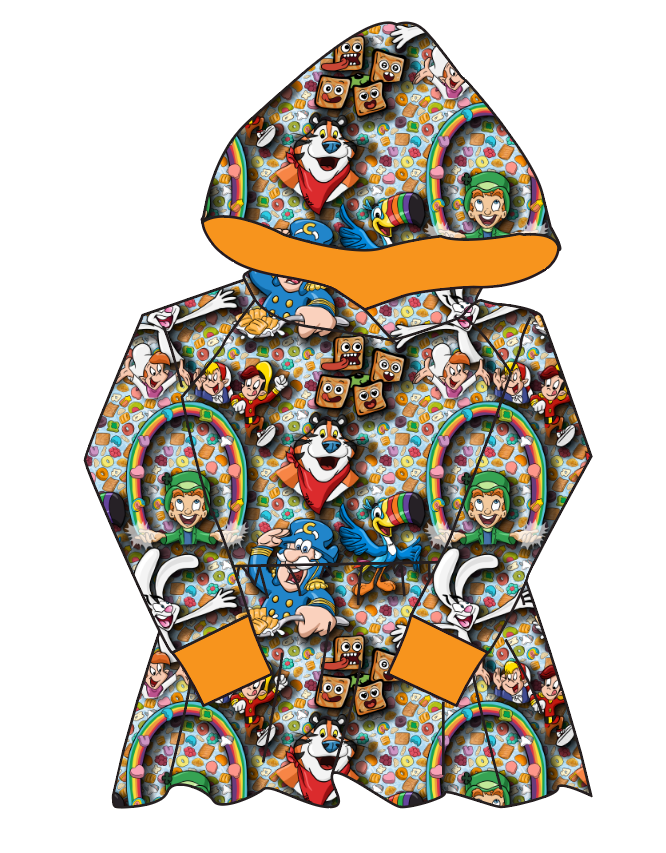 Cereal Pals Peplum Hoodie (or Crewneck)