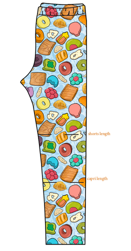 Milk and Cereal Basic Leggings