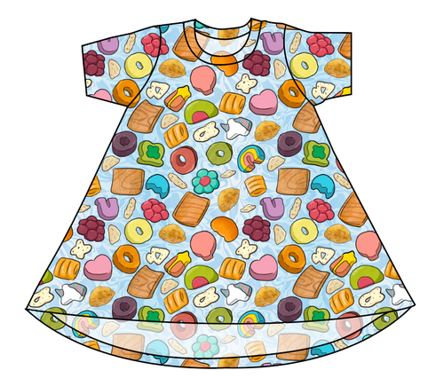 Milk and Cereal Basic T-Shirt Dress