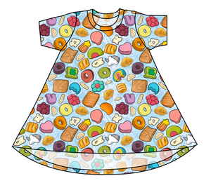 Milk and Cereal Basic T-Shirt Dress
