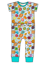 Load image into Gallery viewer, Milk and Cereal Bennett Pants and Shorts Length T-Shirt Romper