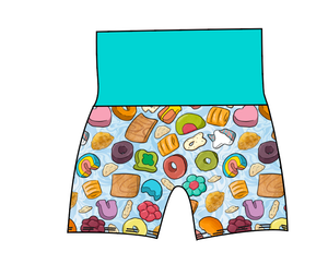 Milk and Cereal Grow With Me Pants And Shorts