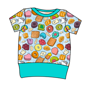 Milk and Cereal Grow With Me Tee