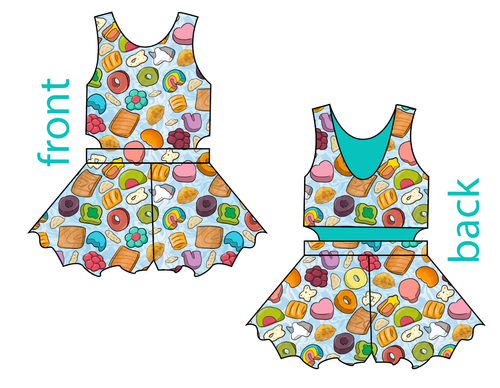 Milk and Cereal Kids Playsuit