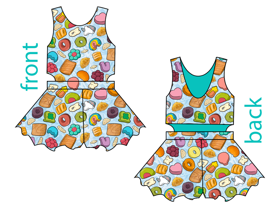 Milk and Cereal Kids Playsuit