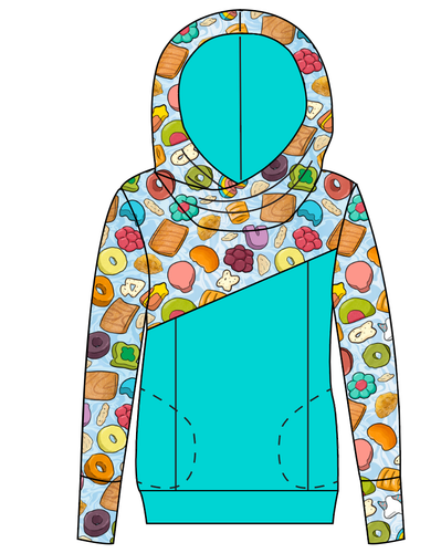 Milk and Cereal Ladies Hoodie