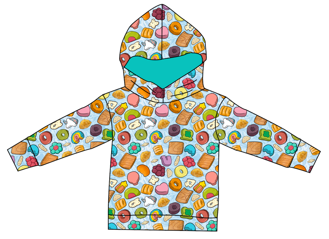 Milk and Cereal Ladies Oversized Hoodie