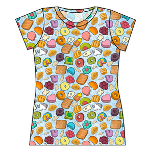 Milk and Cereal Ladies' Basic Tee