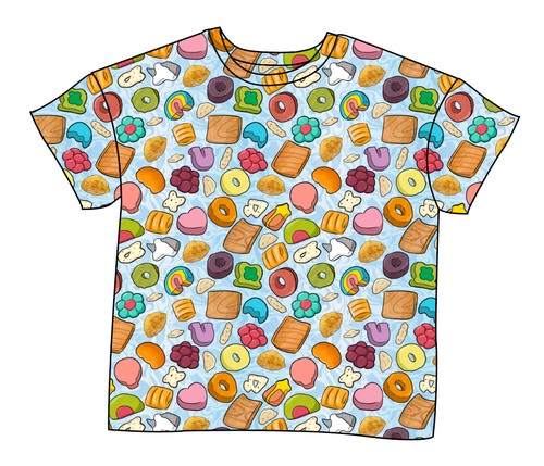 Milk and Cereal Ladies' Oversized Tee